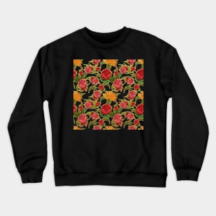 Beautiful Australian Native Floral Pattern Crewneck Sweatshirt